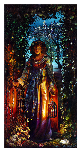 A Midsummer Night Dream-An original Metaphysical Spirit Painting by Kathryn Rutherford-Heirloom Art Studio